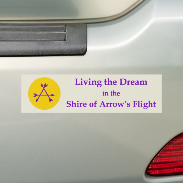 SCA Arrow's Flight Bumper Sticker Bildekal (På Bil)