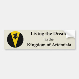SCA Artemisia Bumper Sticker Bildekal