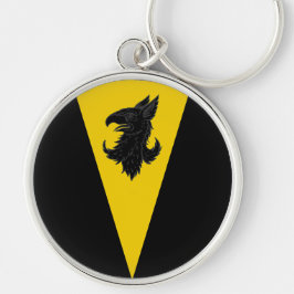 SCA Artemisia Keychain Rund Silverfärgad Nyckelring