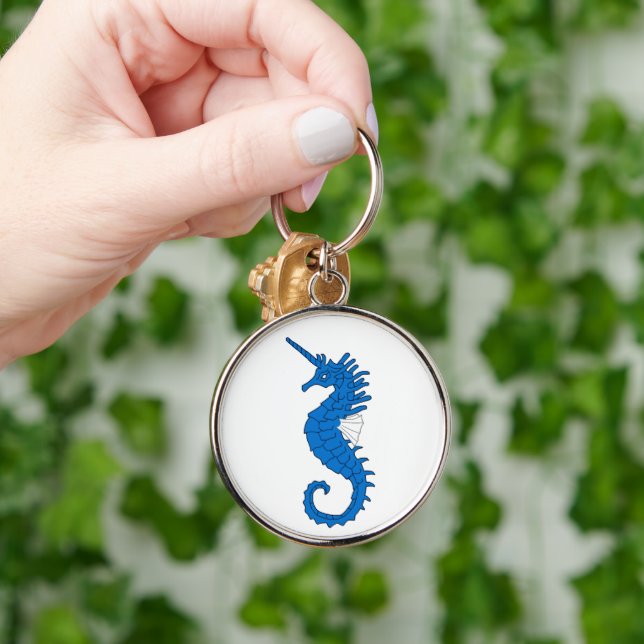 SCA Atlantia Keychain Rund Silverfärgad Nyckelring (Hand)