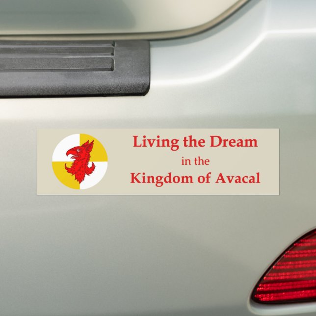 SCA Avacal Bumper Sticker Bildekal (På Bil)