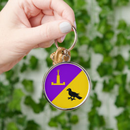 SCA Avonmore-nyckelkedja Rund Silverfärgad Nyckelring