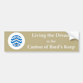 SCA Bard's Keep Bumper Sticker Bildekal