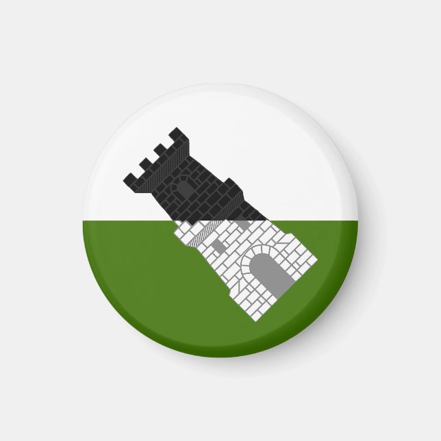 SCA-bocksrot Magnet (Framsidan)