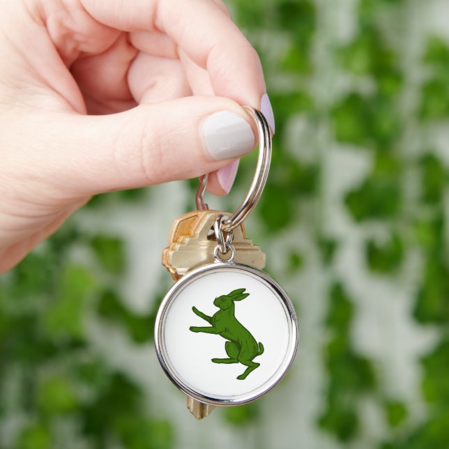 SCA Brokenbridge Round, Small (1,44 tum) Keychain Rund Silverfärgad Nyckelring (Hand)