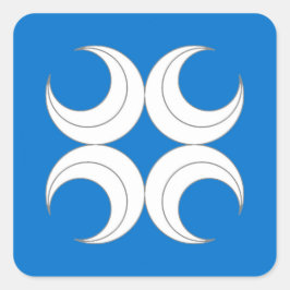 SCA Caid Populace Badge Sticker Fyrkantigt Klistermärke