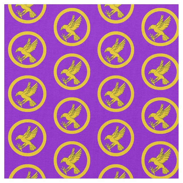 SCA Calontir Populace Badge Fabric Tyg (Närbild)