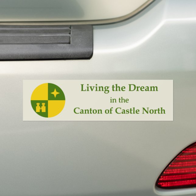 SCA Castle North Bumper Sticker Bildekal (På Bil)