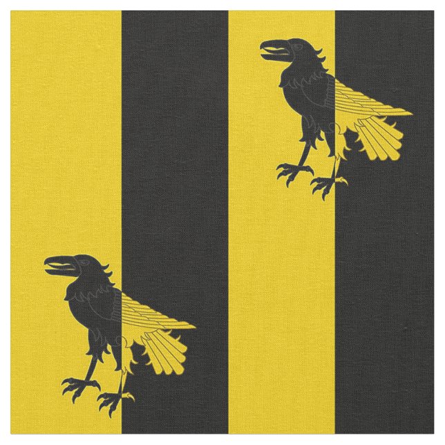 SCA Champcorbeau Populace Badge Fabric Tyg (Närbild)