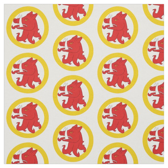 SCA Coeur d'Ennui Populace Badge Fabric Tyg (Provkarta)