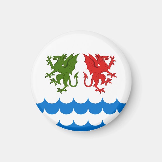 SCA Dragons Bay Magnet (Framsidan)