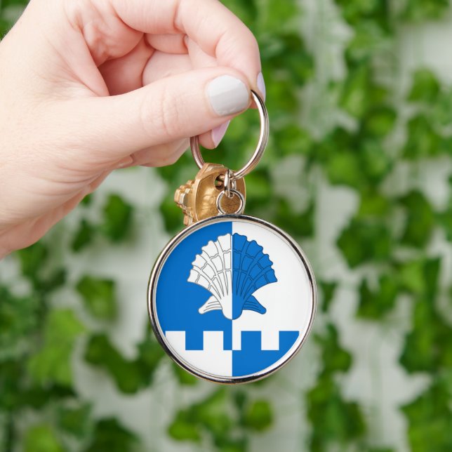 SCA Elfsea Keychain Rund Silverfärgad Nyckelring (Hand)