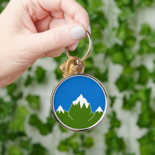 SCA Ered Sul Keychain Rund Silverfärgad Nyckelring