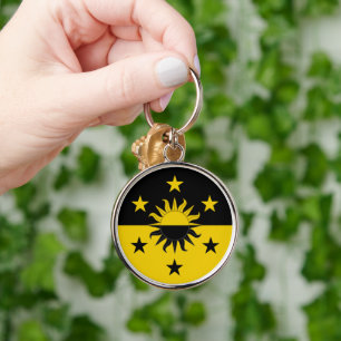 SCA Eskalya Keychain Rund Silverfärgad Nyckelring