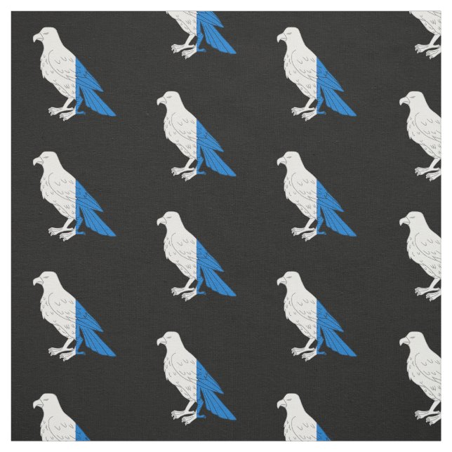 SCA Falcon's Behålla Populace Badge Fabric Tyg (Provkarta)