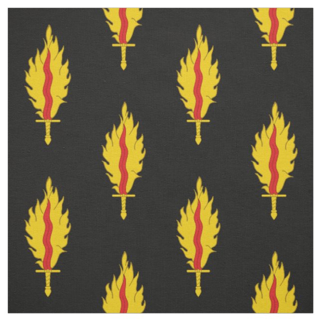 SCA Flame Populace-märke Tyg (Provkarta)