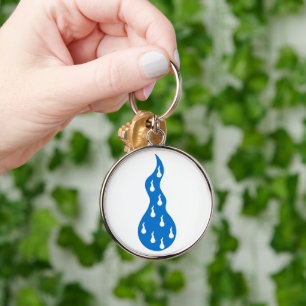 SCA Glymm, endast nyckelkedja Rund Silverfärgad Nyckelring