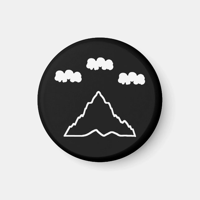 SCA Gömt Mountain Magnet (Framsidan)