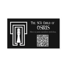 SCA Guild of Osiris Cards