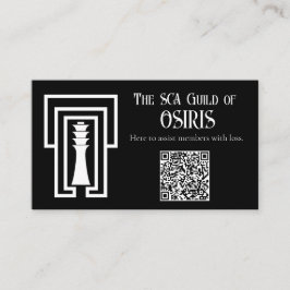 SCA Guild of Osiris Cards Visitkort