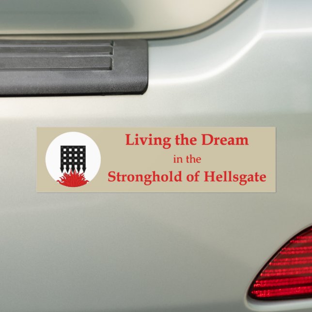 SCA Hellsgate Bumper Sticker Bildekal (På Bil)