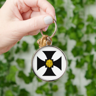 SCA Lionsdale Keychain Rund Silverfärgad Nyckelring