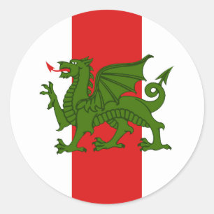 SCA Midrealm Populace Badge Classic Round Sticker Runt Klistermärke