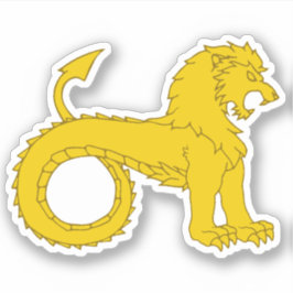 SCA Mooneschaddue Vinyl Sticker Klistermärken