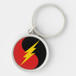 SCA Mörk Horde Keychain Rund Silverfärgad Nyckelring