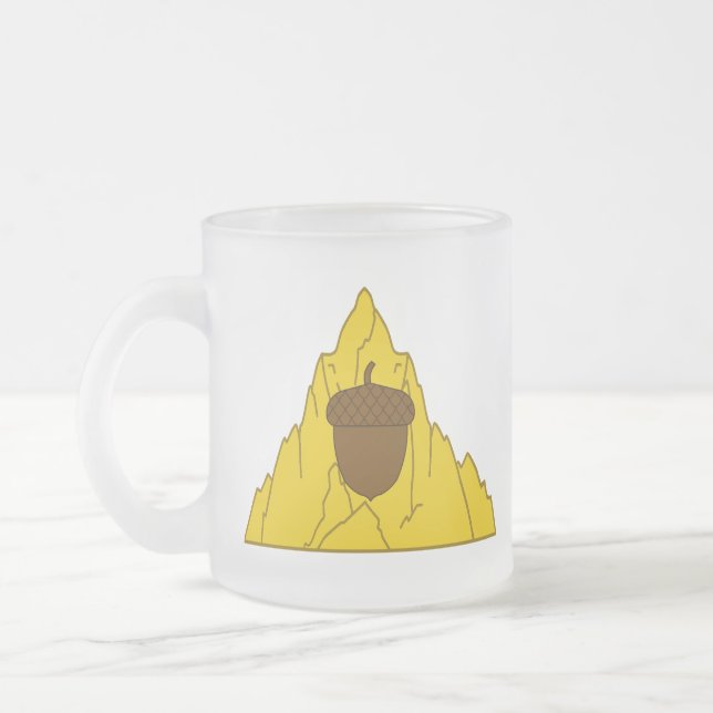 SCA Mountain Kant Frosted Glass Coffee Mugg (Vänster)