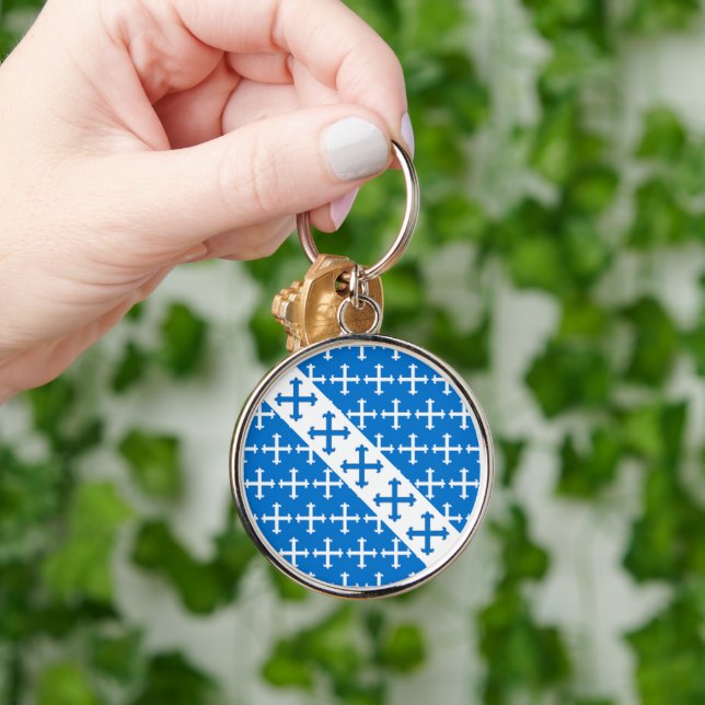 SCA Nahrun Kabirun Keychain Rund Silverfärgad Nyckelring (Hand)