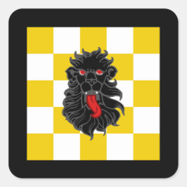 SCA och Tir Populace-etikett Fyrkantigt Klistermärke