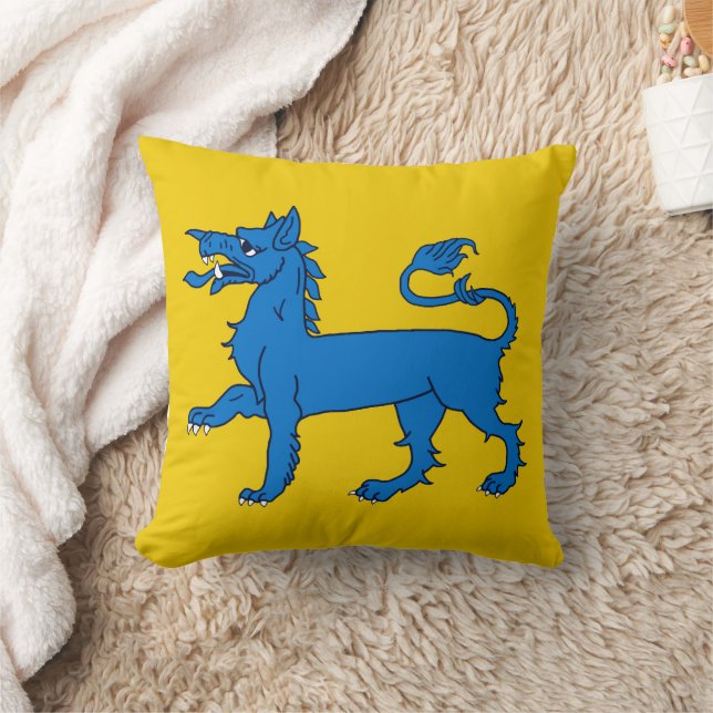 SCA Öster Kingdom Populace Badge Kudde (Filt)