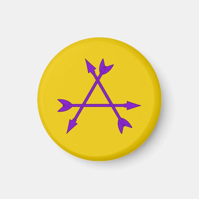 SCA-pilens flygning Magnet (Framsidan)