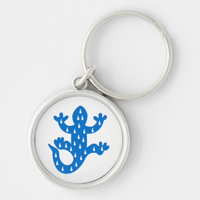 SCA Porte de l'Eau Keychain Rund Silverfärgad Nyckelring (Framsidan)