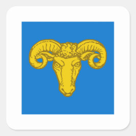 SCA Ramsgaard Populace Badge Fyrkantigt Klistermärke