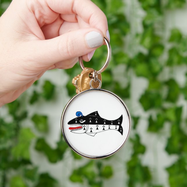 SCA Seagirt Keychain Rund Silverfärgad Nyckelring (Hand)