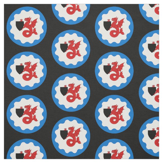 SCA Seashire Populace Badge Fabric Tyg (Provkarta)