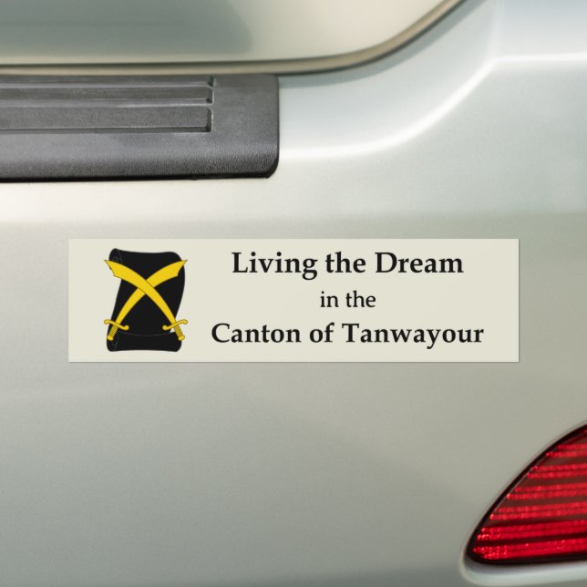 SCA Tanwayour Bumper Sticker Bildekal (På Bil)