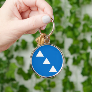 SCA Tre bergens nyckelkedja Rund Silverfärgad Nyckelring