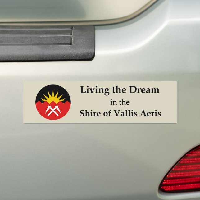 SCA Vallis Aeris Bumper Sticker Bildekal (På Bil)