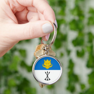 SCA Vest Yorvik Round, Small (1,44 tum) Keychain Rund Silverfärgad Nyckelring