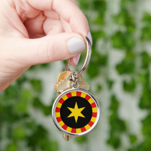 SCA Vindheim Keychain Rund Silverfärgad Nyckelring