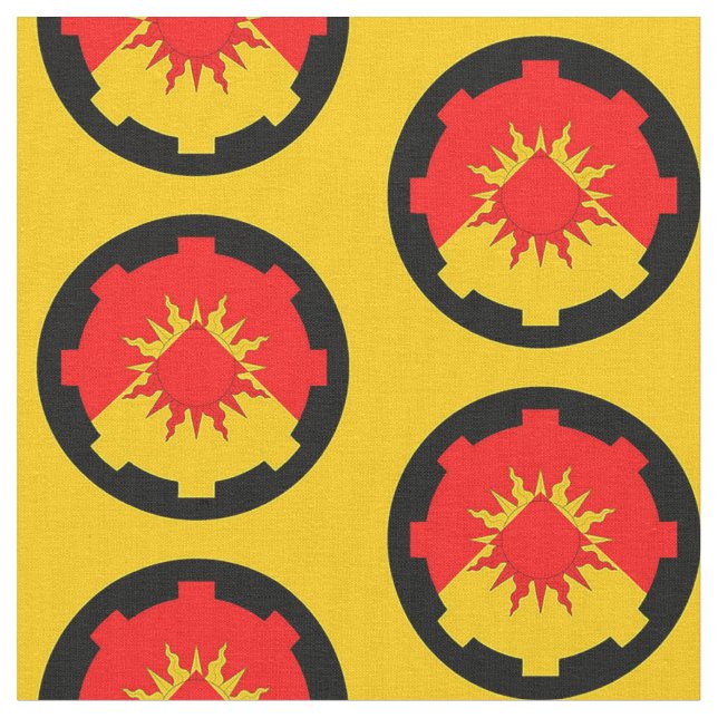 SCA Vulcanfeldt Populace Badge Fabric Tyg (Närbild)