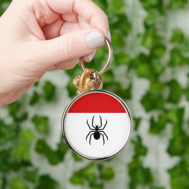 SCA Webminister-nyckelkedja Rund Silverfärgad Nyckelring (Hand)