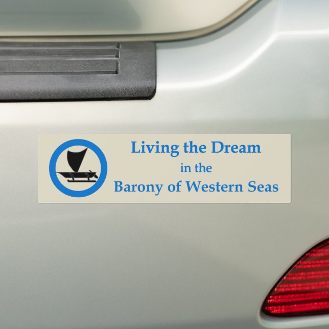 SCA Western Seas Bumper Sticker Bildekal (På Bil)