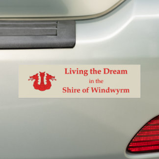 SCA Windwyrm Bumper Sticker Bildekal