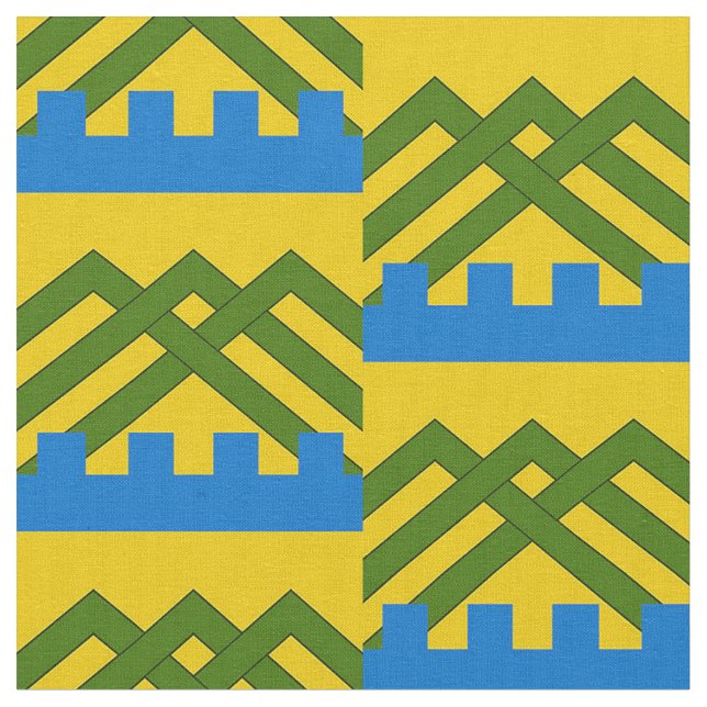 SCA Wyldewode Populace Badge Fabric Tyg (Närbild)