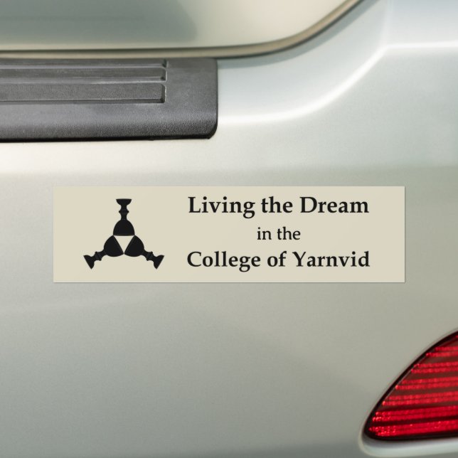 SCA Yarnvid Bumper Sticker Bildekal (På Bil)
