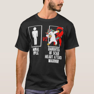 SCAD Heart Attack Survivor Coping US Warrior Medve T Shirt